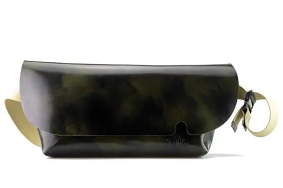 メッセンジャーバッグ (M)/DARK GREEN-FAS