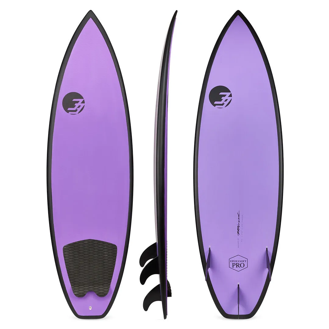 5'10" All Terrain Vehicle Surfboard Purple (Epoxysoft Pro)