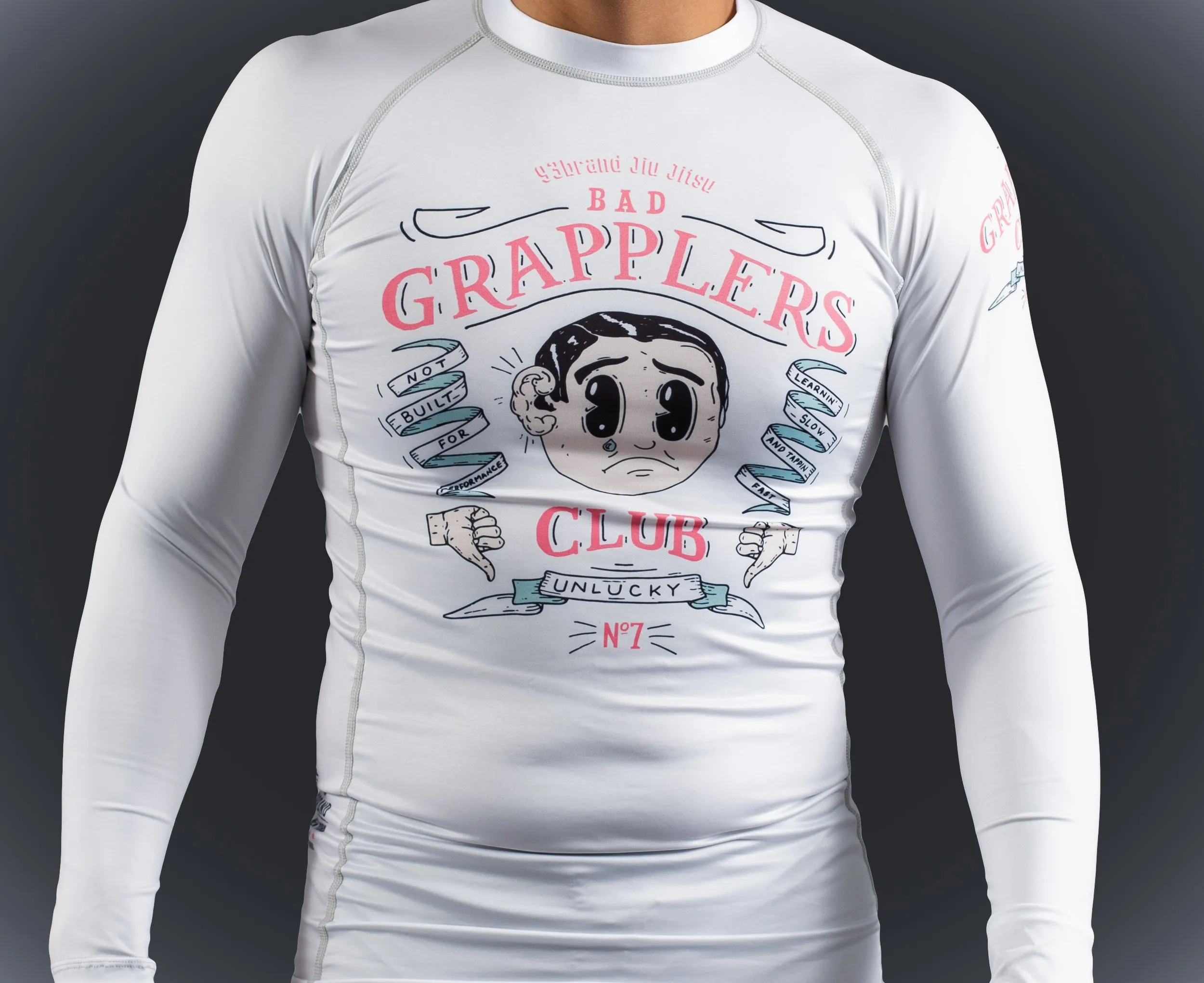 BAD GRAPPLERS CLUB Rash Guard - Long Sleeve