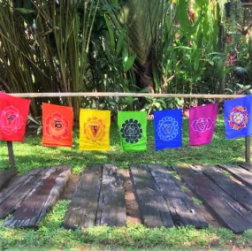 Batik Chakra Flags