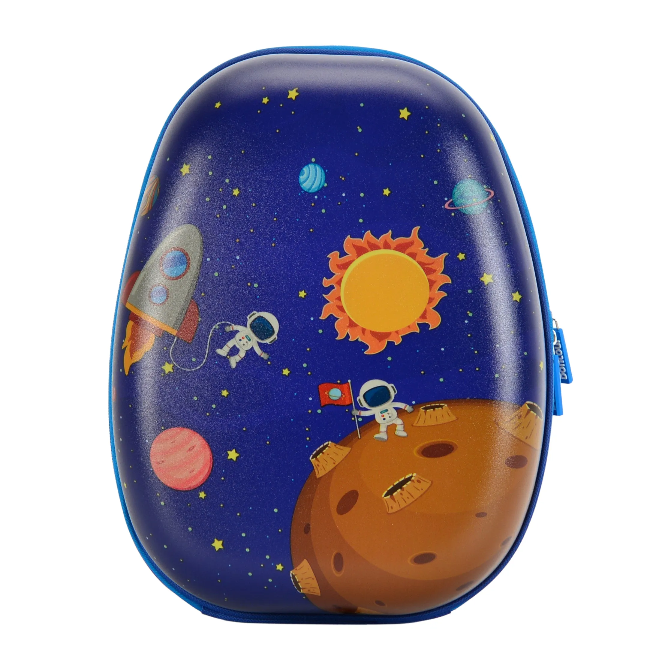 BONTOUR 2 pcs kids' luggage set, backpack   trolley, scratch-resistant (Space travel)