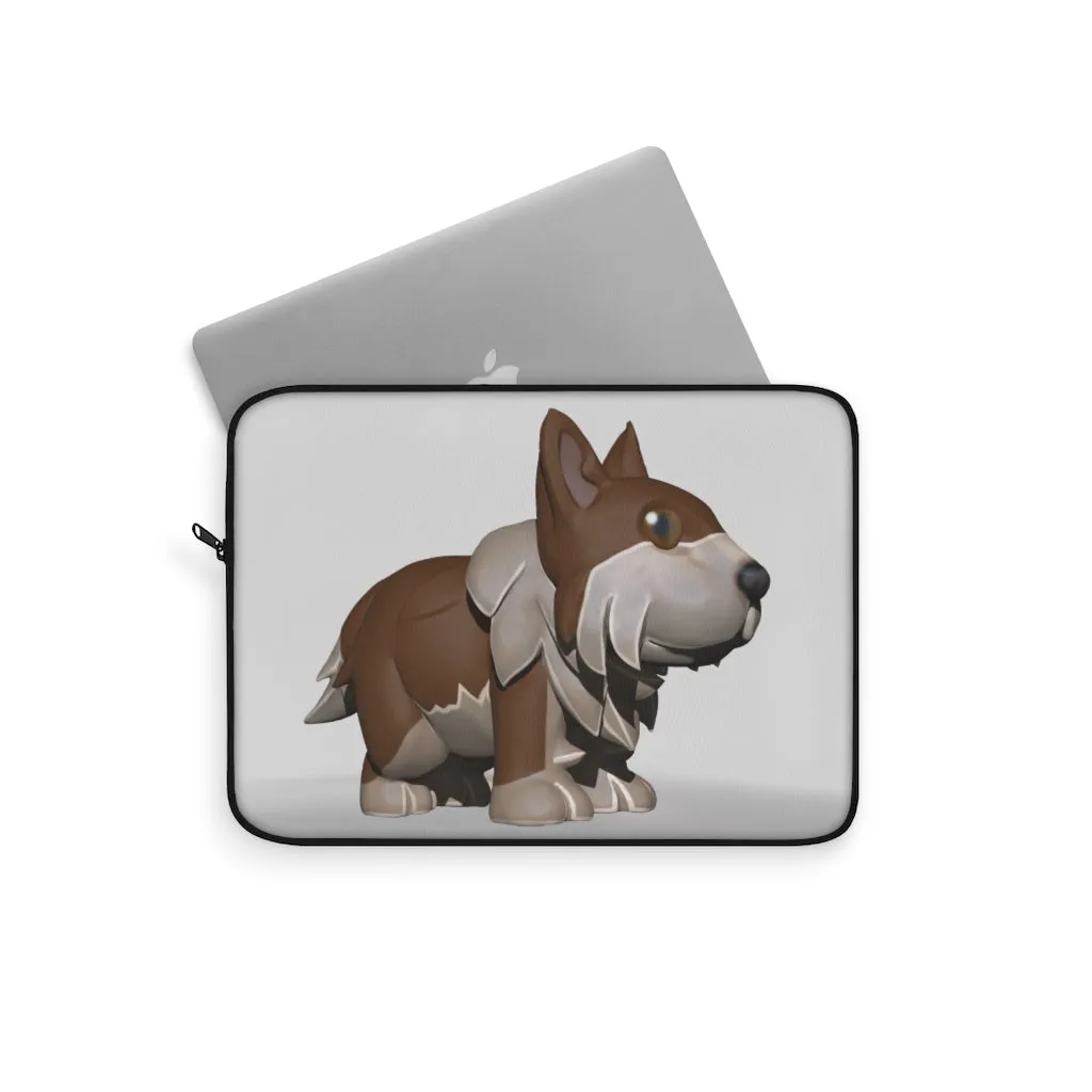 Brown Dog Laptop Sleeve
