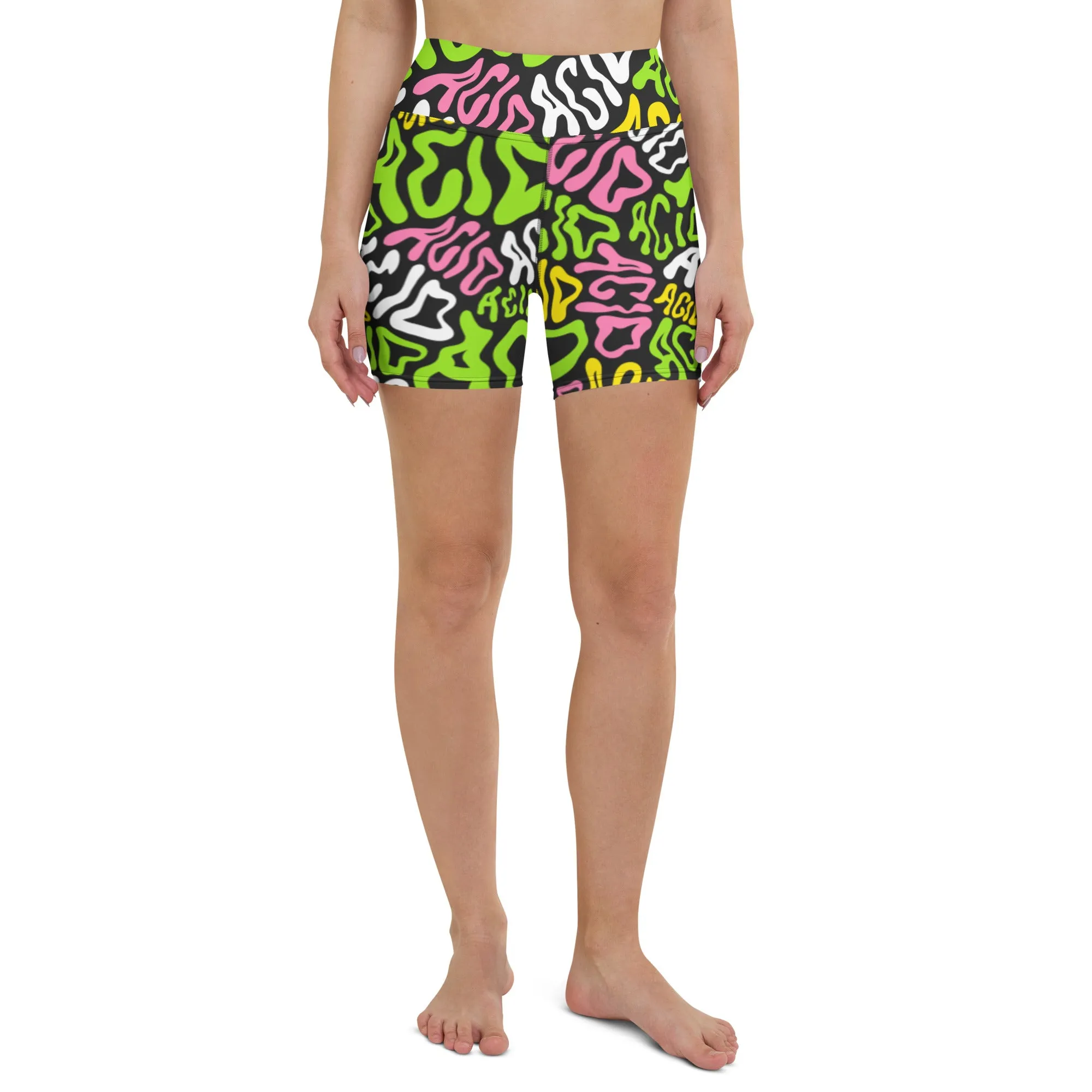 Candy Acid Yoga Shorts