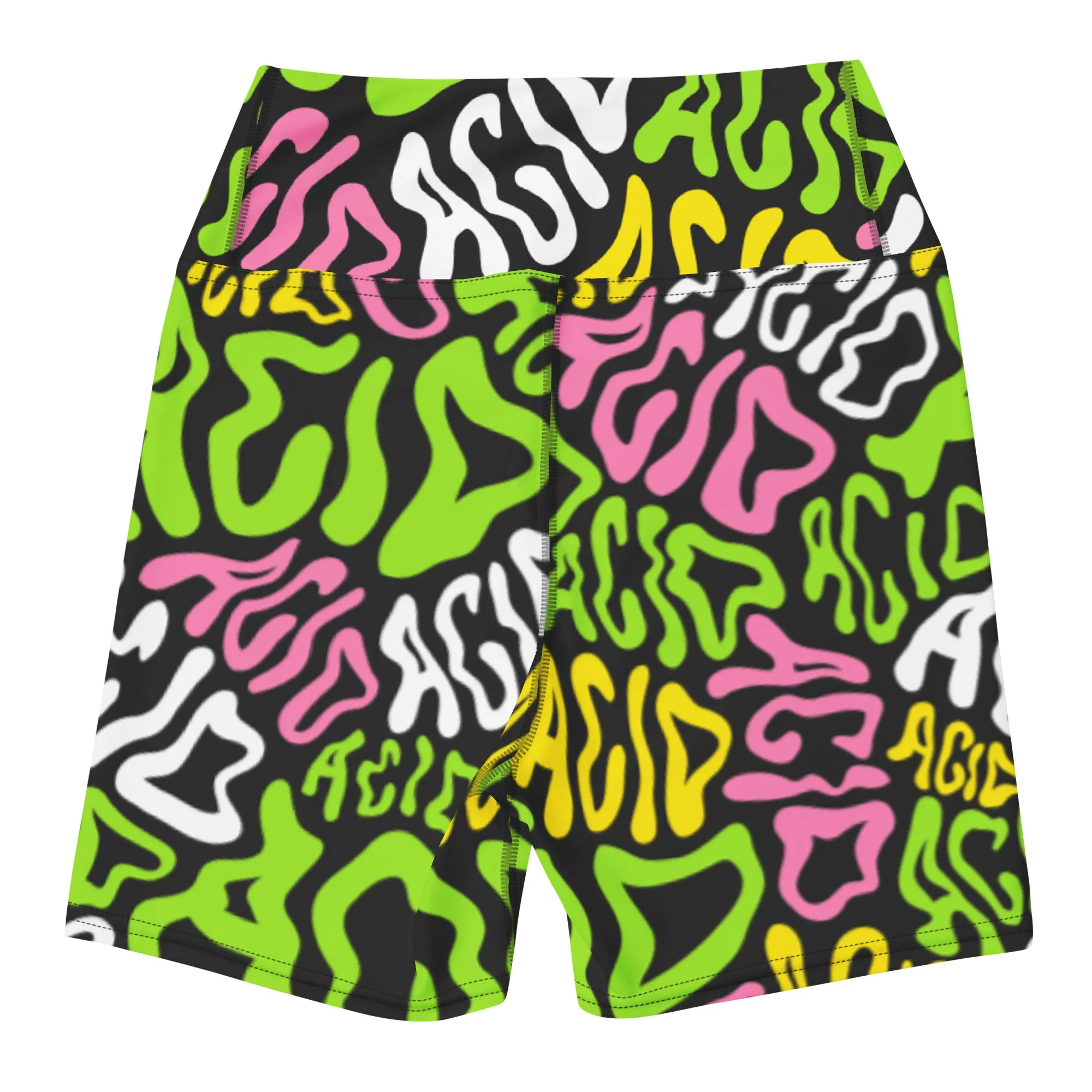 Candy Acid Yoga Shorts