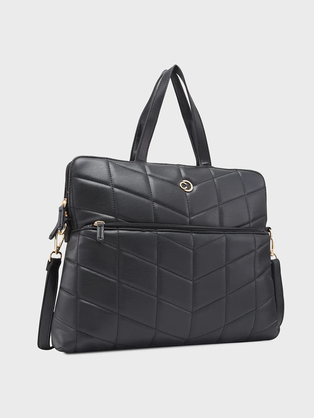 Caprese Julie Laptop Bag Large Black