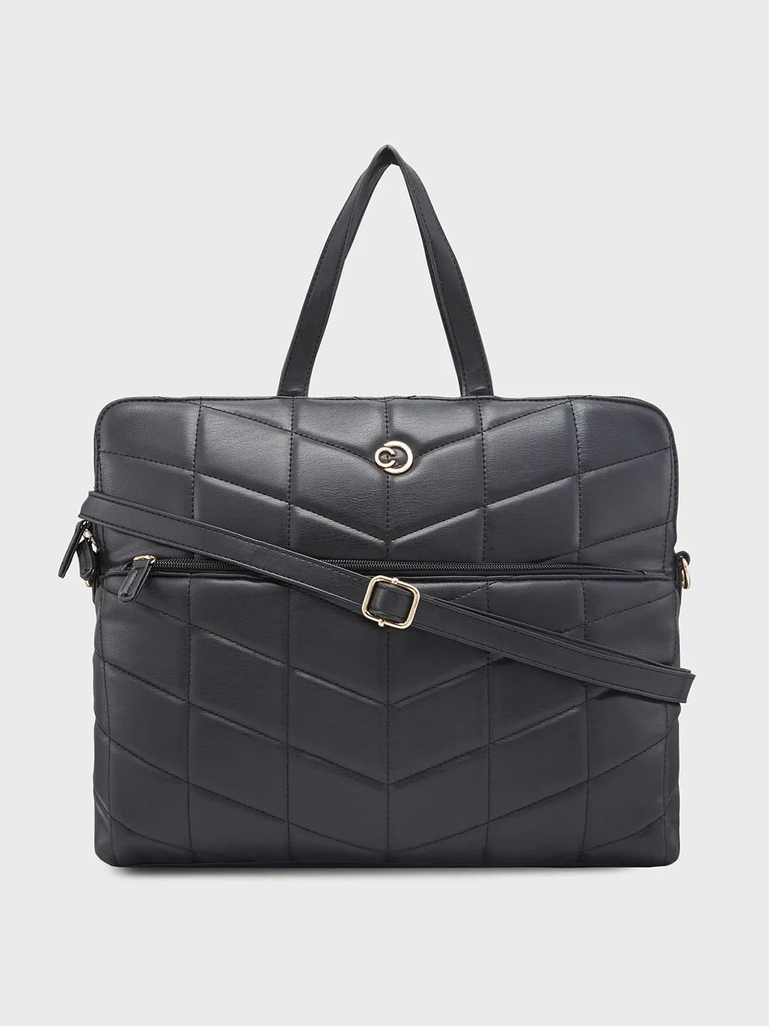 Caprese Julie Laptop Bag Large Black