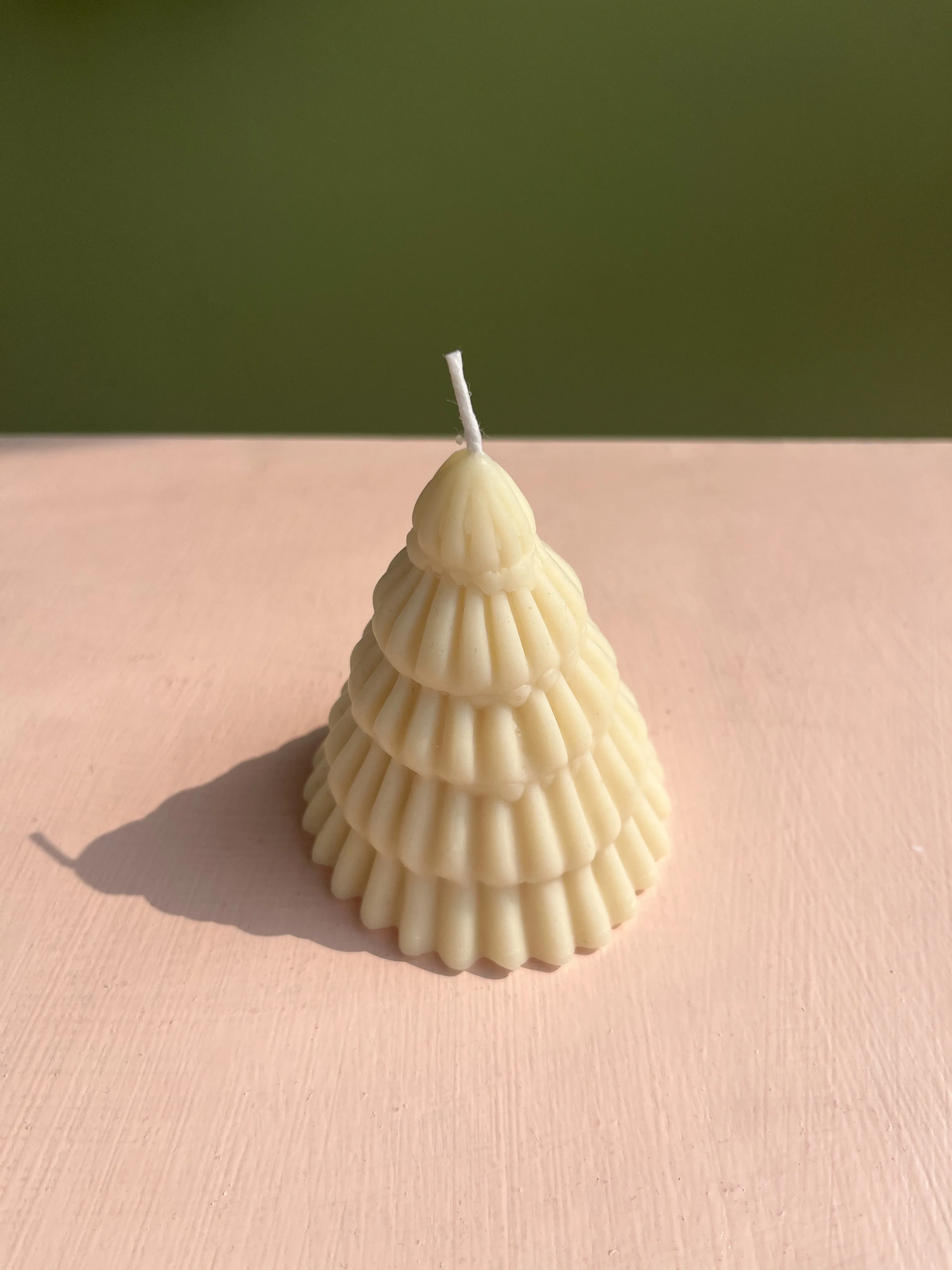 Christmas Tree Shaped Candles