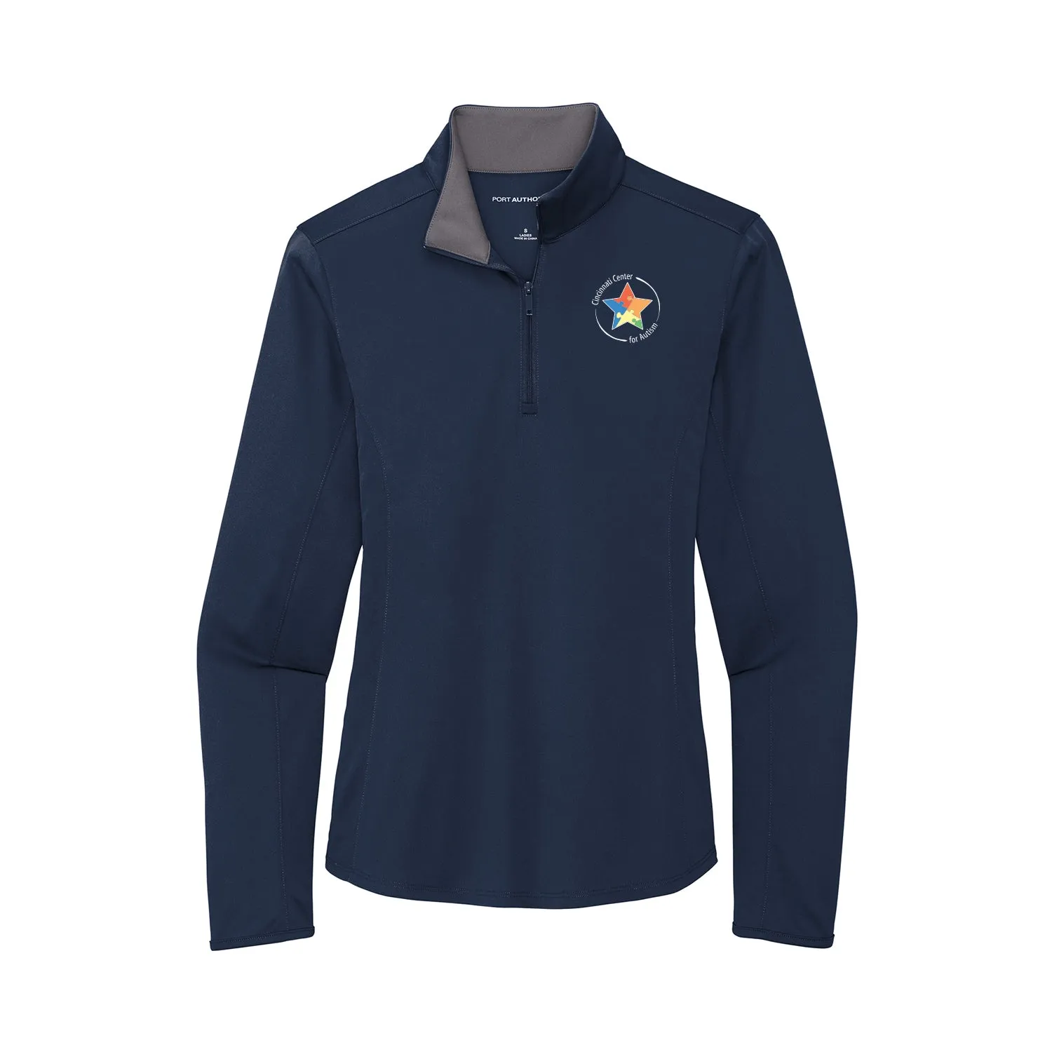 Cincinnati Center for Autism - Ladies Silk Touch Performance 1/4-Zip