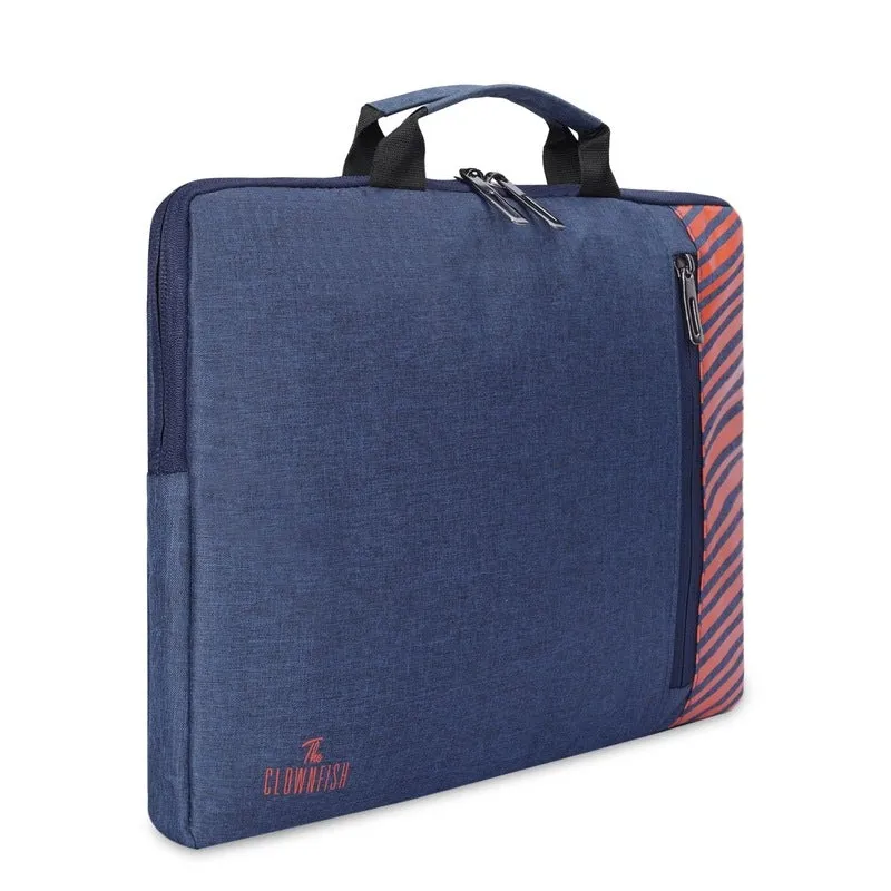Combo: Polyester 13 Inch Laptop Sleeve & Multipurpose Travel Pouch | Includes Pencil Case | Black