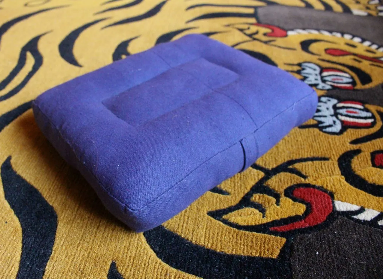 Dark Blue Meditation Cushion
