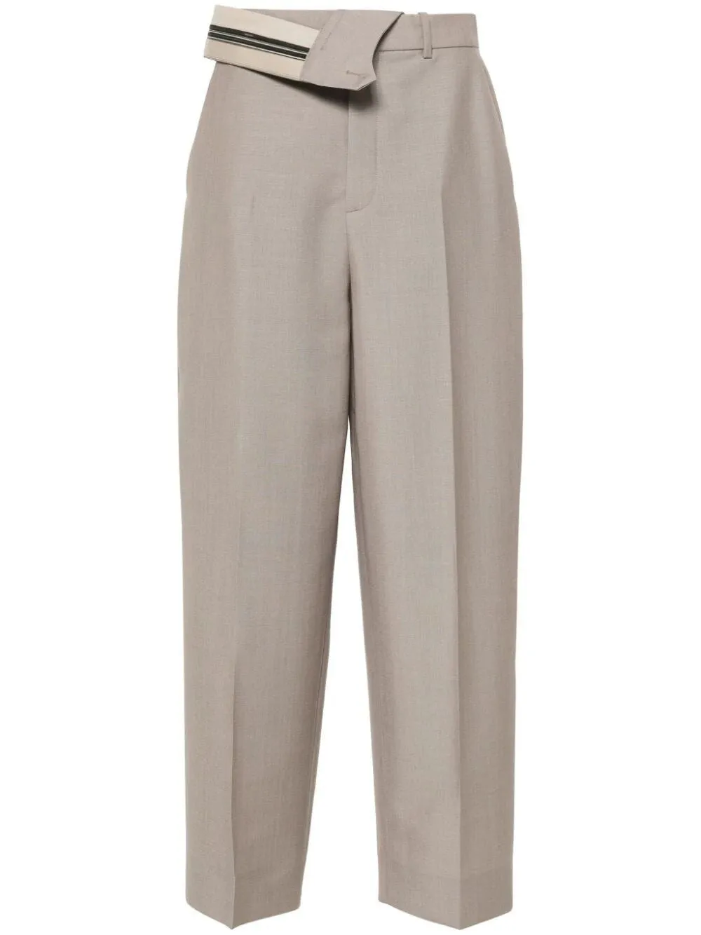 FENDI Wool Carrot-Fit Trousers