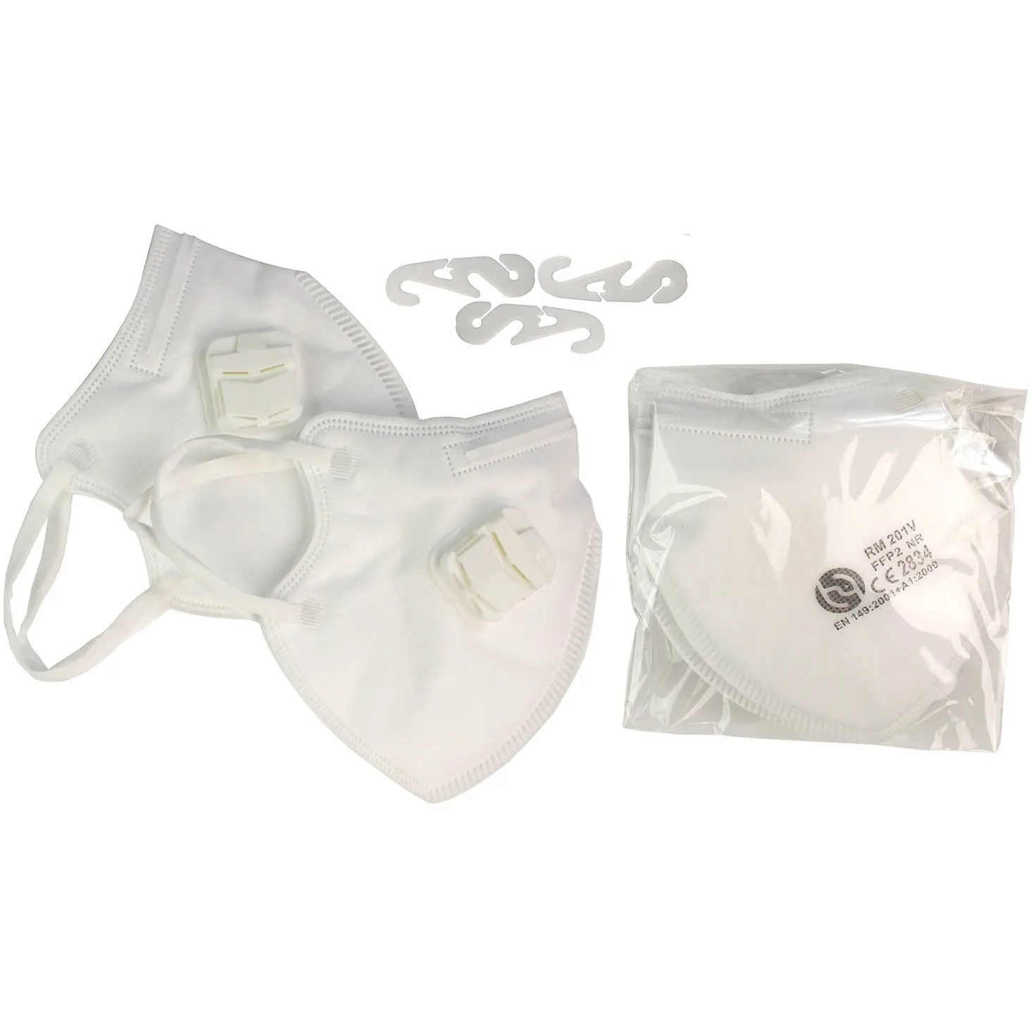 FFP2 Respirator Face Mask x 20 - Valved