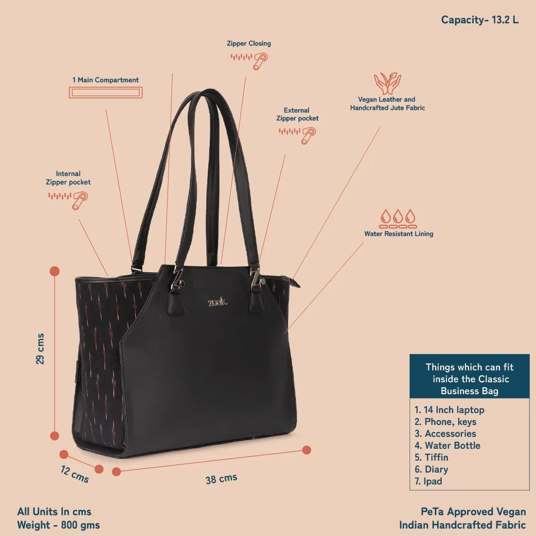 Ikat GreRed Classic Business Bag