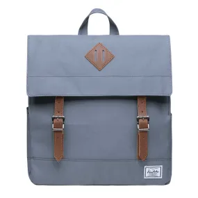 KAUKKO Stylish School Backpack  College Student, KS05 ( Grey / 13.7L )