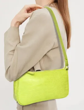 Ladies Crocodile Texture Baguette Bag TZBG0413