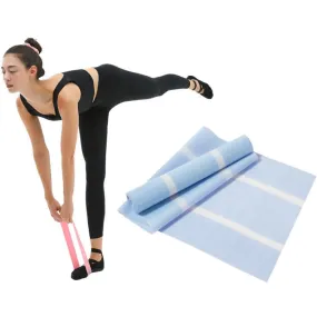 Latex Yoga Stretch Elastic Belt Hip Squat Resistance Band, Specification: 1500x150x0.35mm (Two-color Blue)