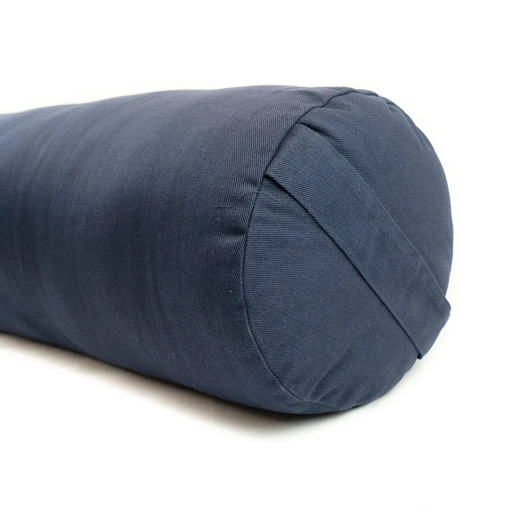 MaxSupport Deluxe Round Cotton Yoga Bolster