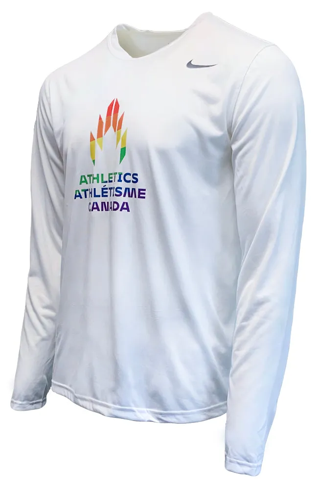 Men’s Nike Athletics Canada Pride Legend Long Sleeve Tee
