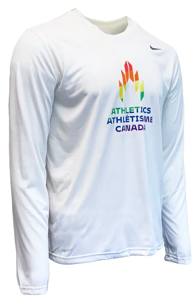 Men’s Nike Athletics Canada Pride Legend Long Sleeve Tee