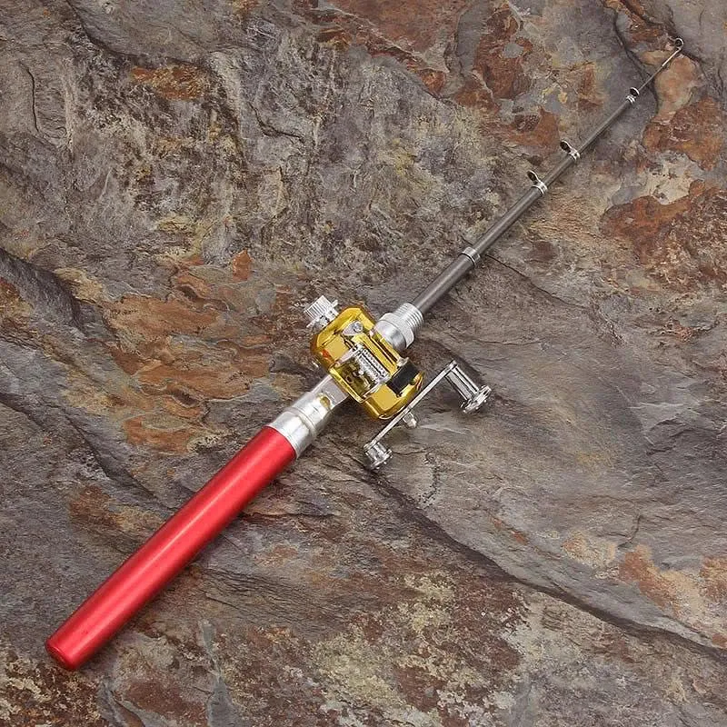 Mini Portable Pocket Pen Fishing Rod and Reel