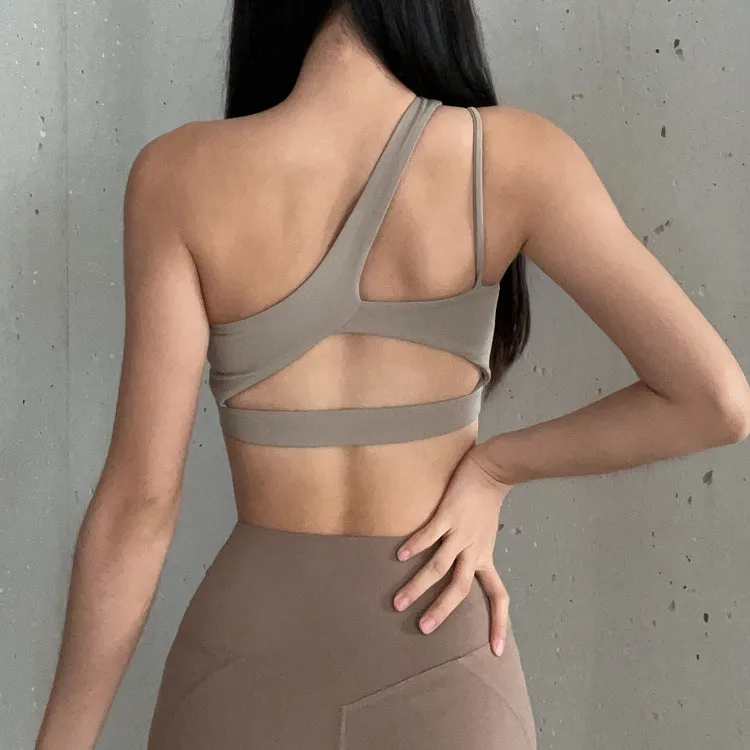 One-Shoulder Sports Bra