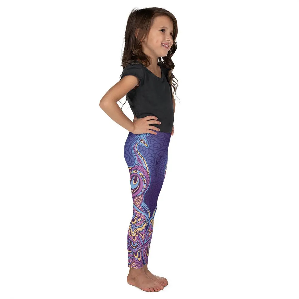 Ornamental Peacock Kid's Leggings