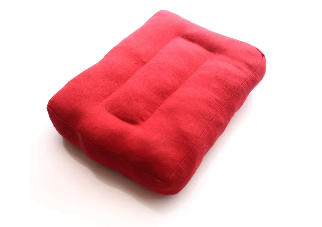 Red Cotton Meditation Cushion