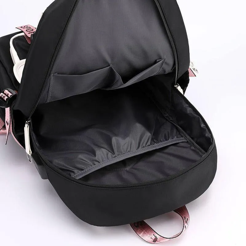School Cool Backpack for Unisex Korean Style UCBFOS17 Waterproof Nylon Fabric