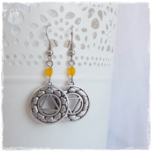 Solar Plexus Chakra Earrings
