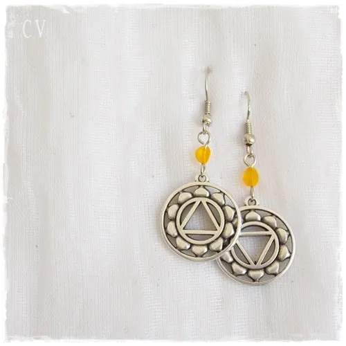 Solar Plexus Chakra Earrings