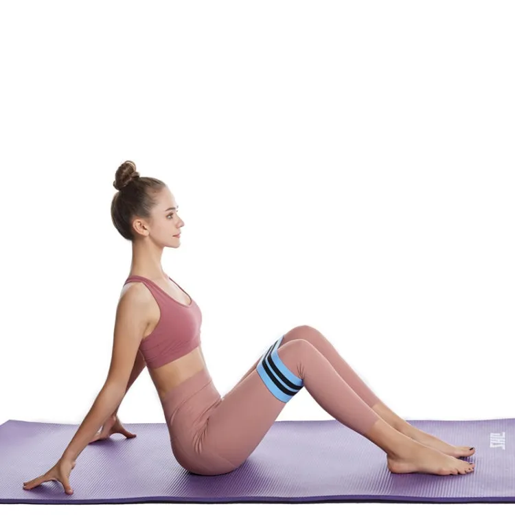 Squat Yoga Resistance Band Squat Loop Elastic Band, Size: 66 x 8cm（Blue）
