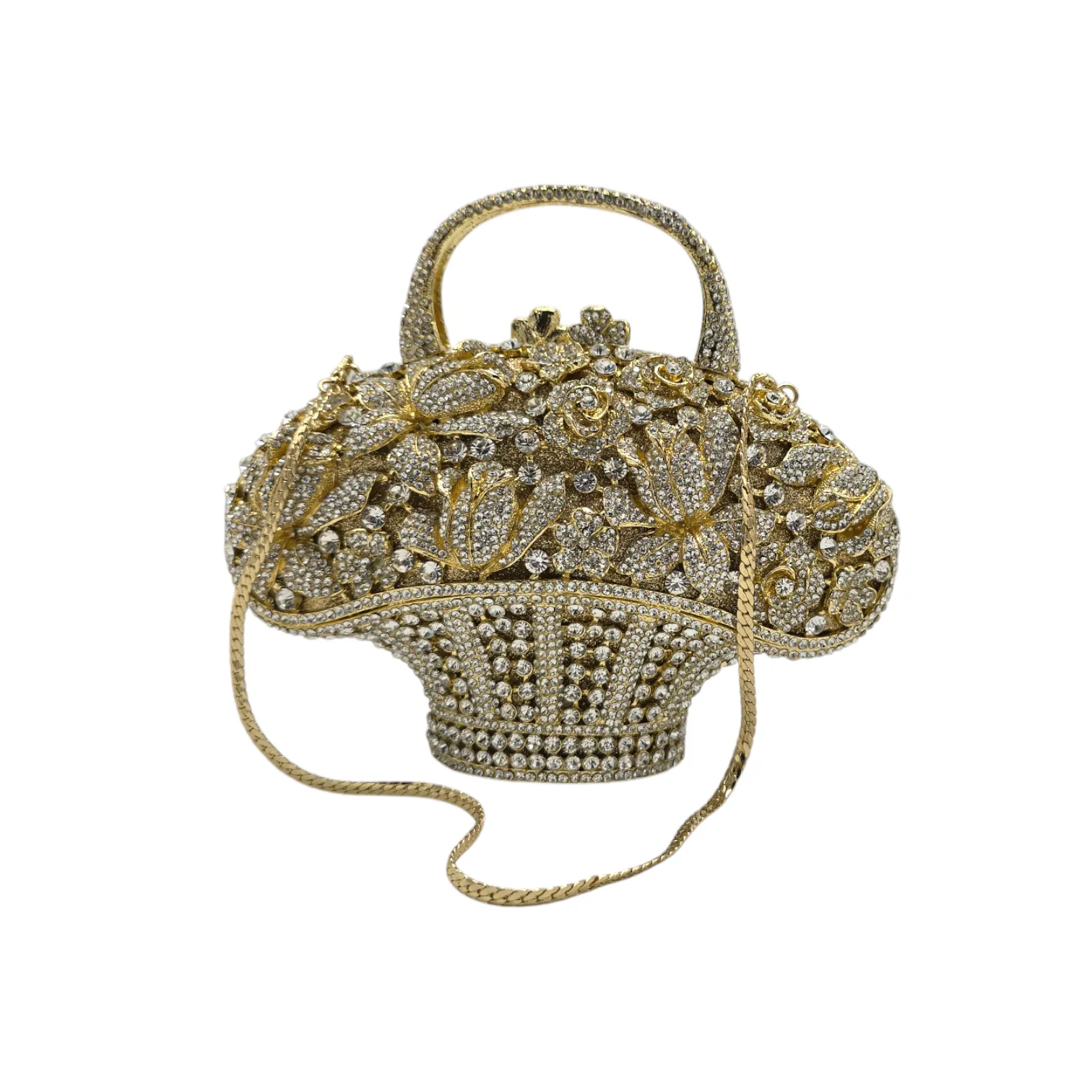 Stylish Flower Basket Clutch