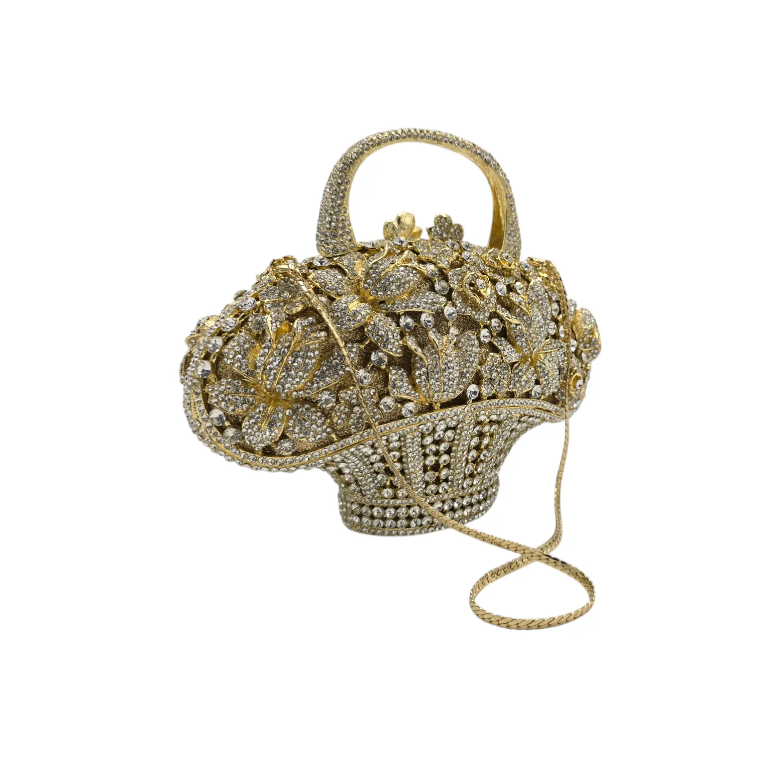 Stylish Flower Basket Clutch