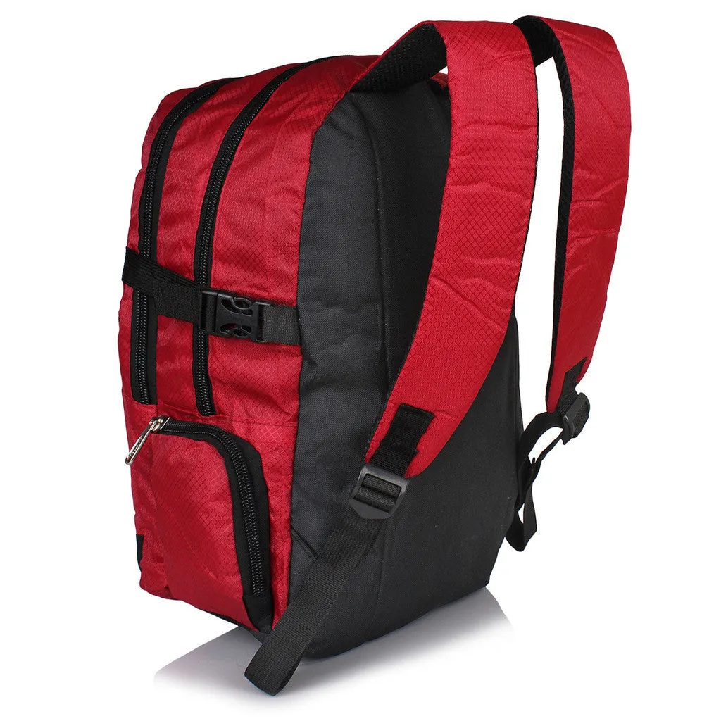 Suntop A34 22 L Backpack(Black and Red)