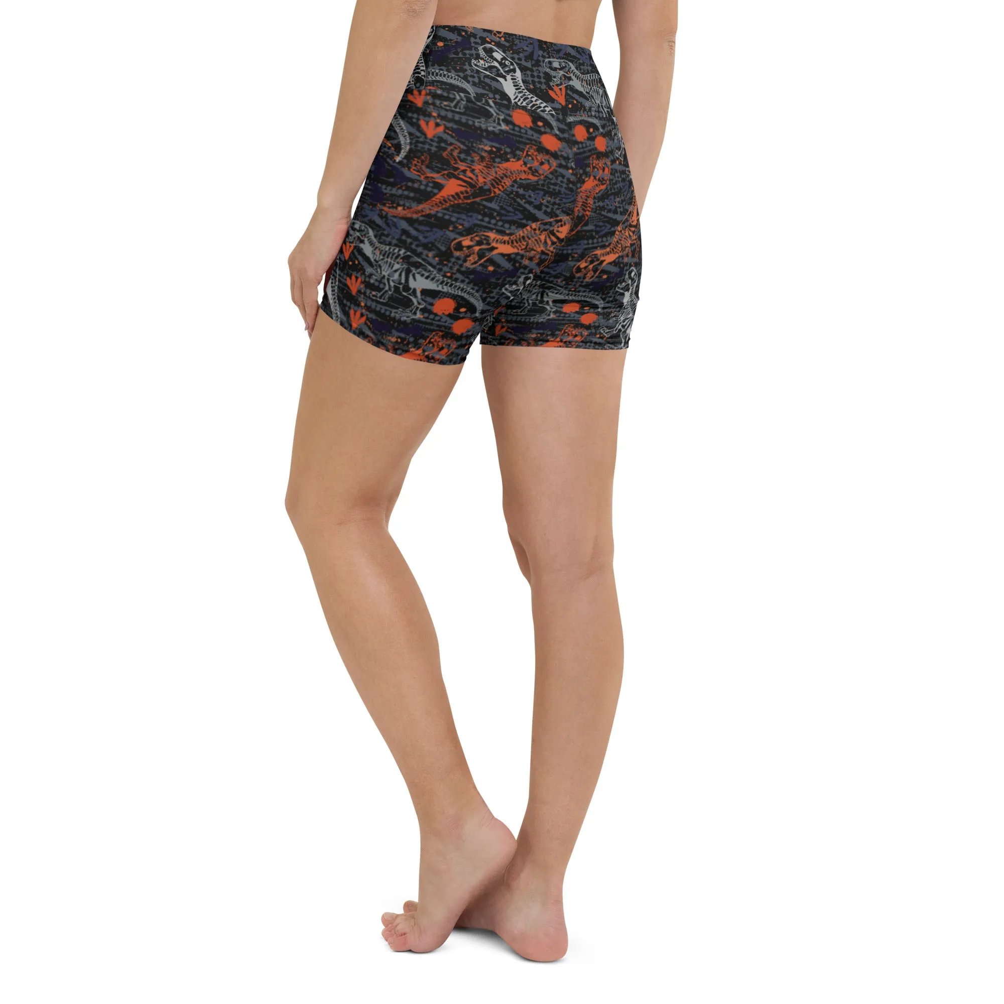 T-Wrecked Yoga Shorts