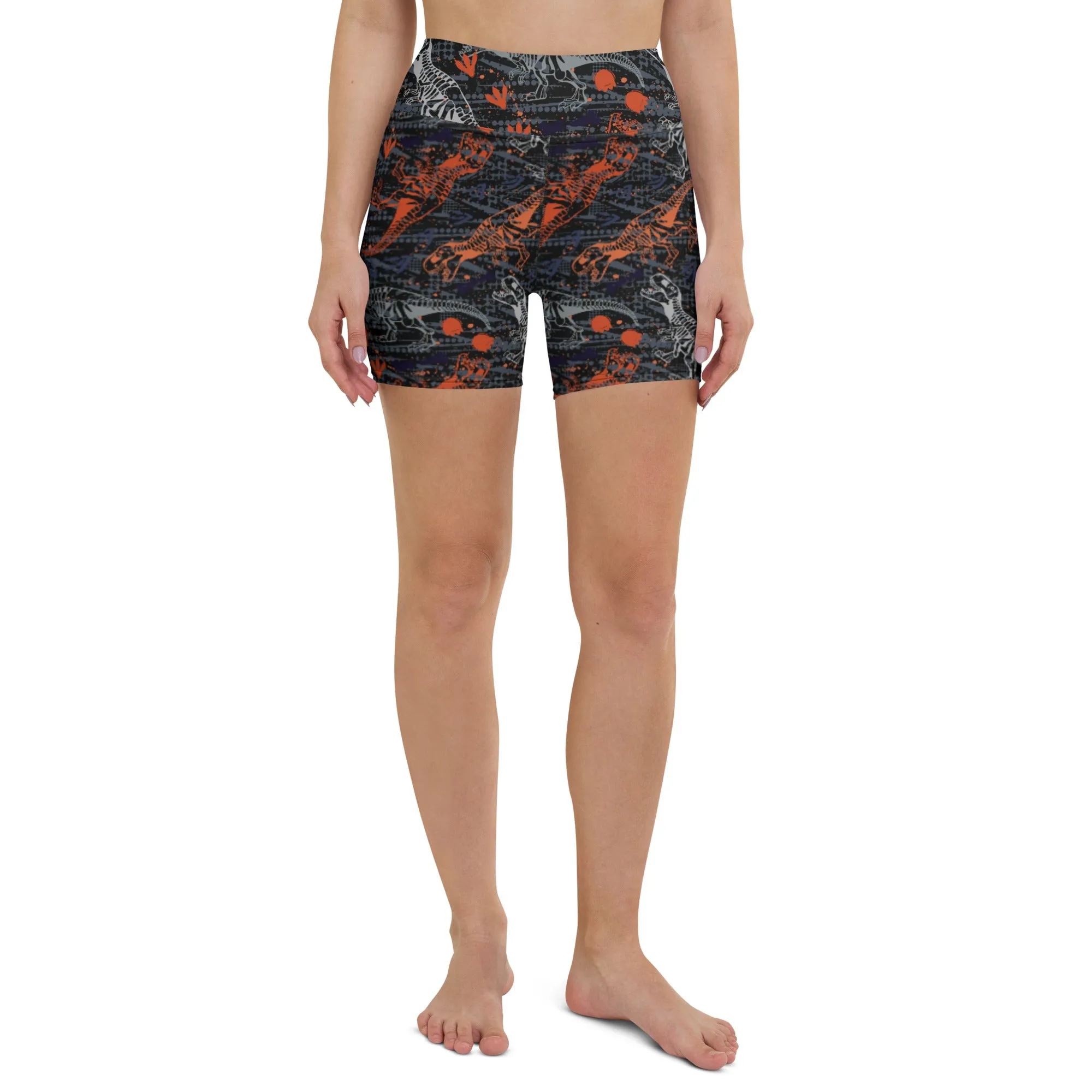 T-Wrecked Yoga Shorts
