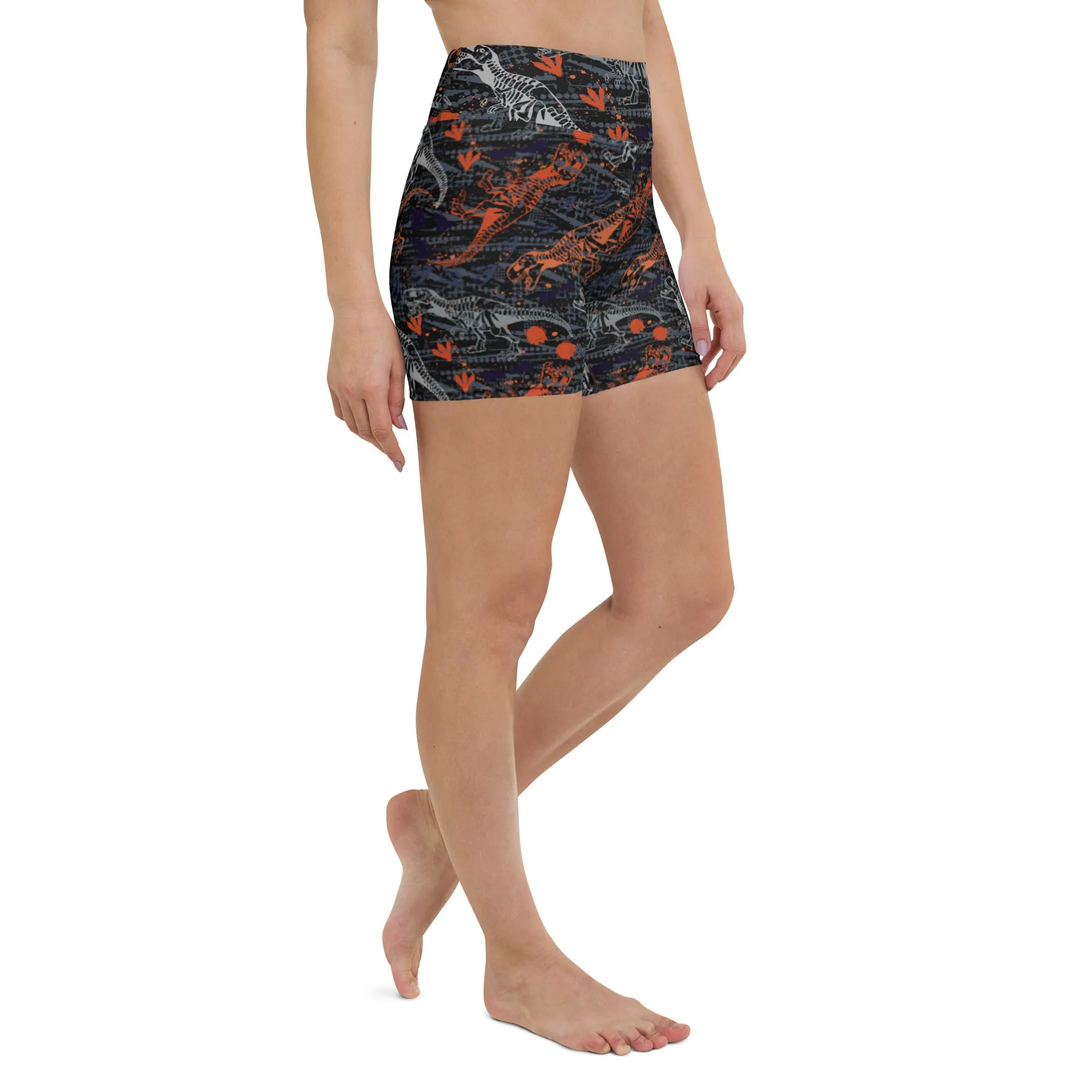 T-Wrecked Yoga Shorts