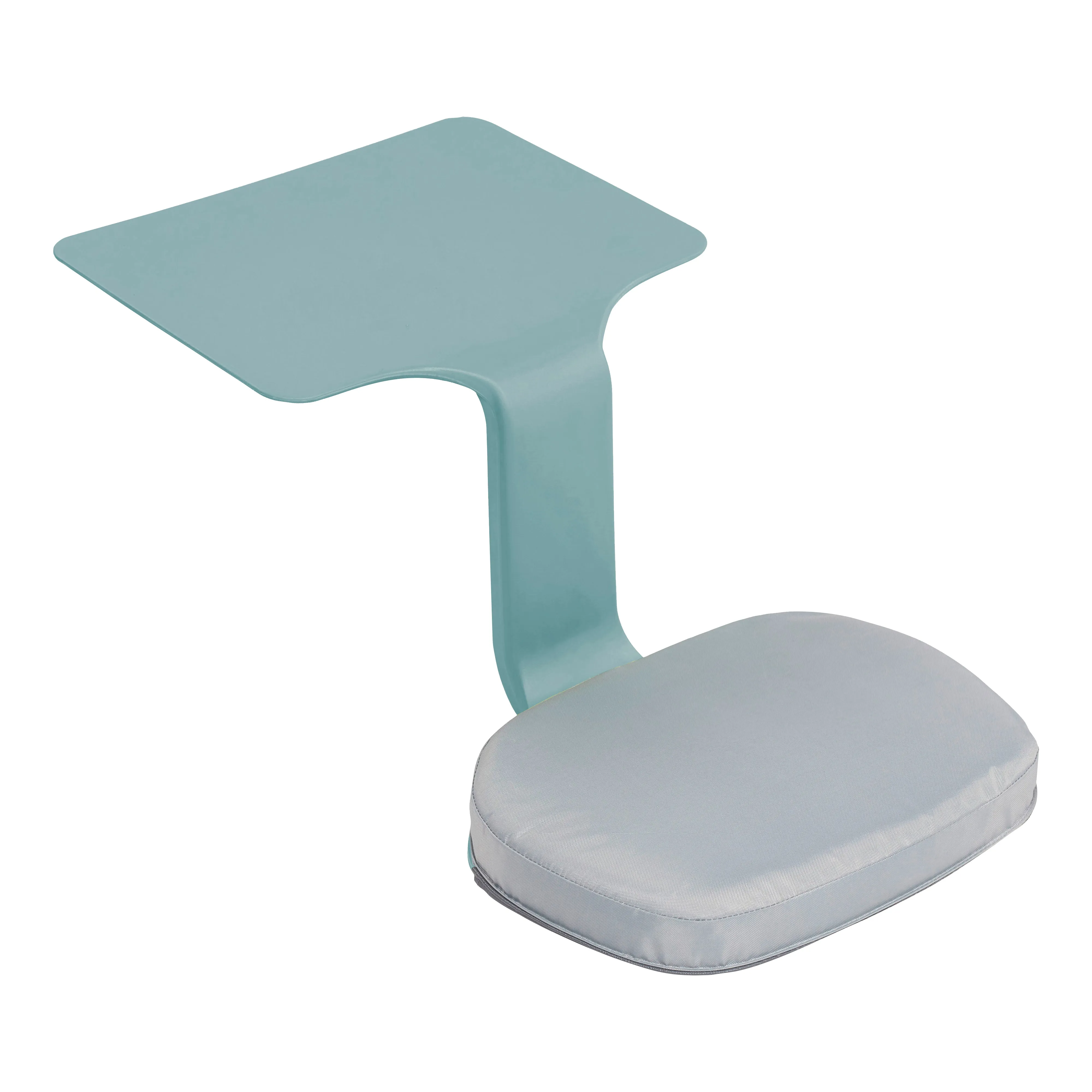 The Surf Portable Lap Desk and Surf Cushion, Flexible Seating Floor Desk with Foam Pad, 1-Pack