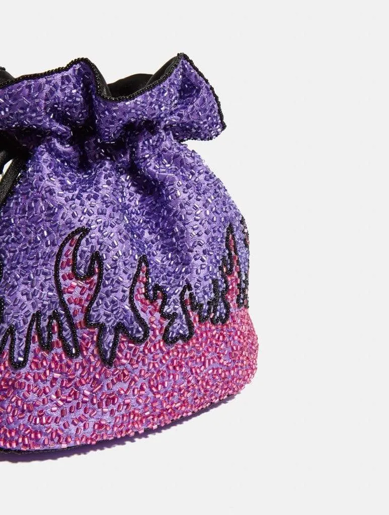 Tilly Flames Clutch Bag