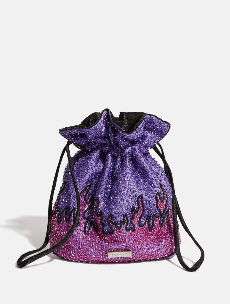 Tilly Flames Clutch Bag