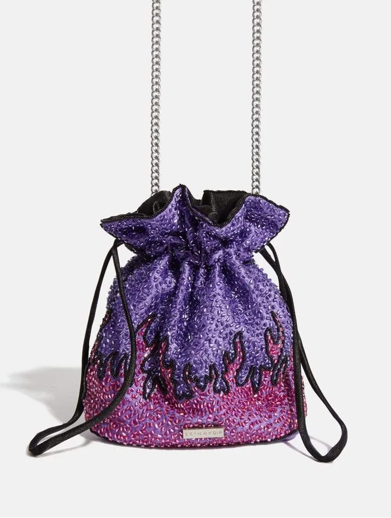 Tilly Flames Clutch Bag