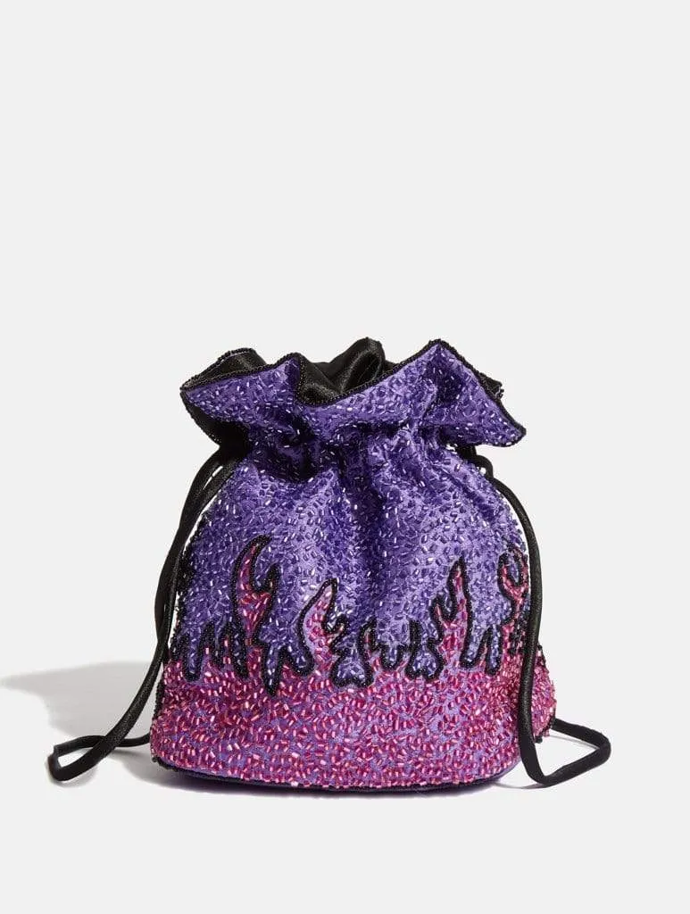 Tilly Flames Clutch Bag
