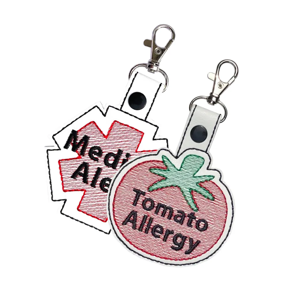 Tomato Allergy Bag Tag