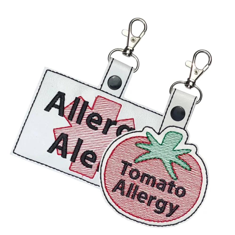 Tomato Allergy Bag Tag