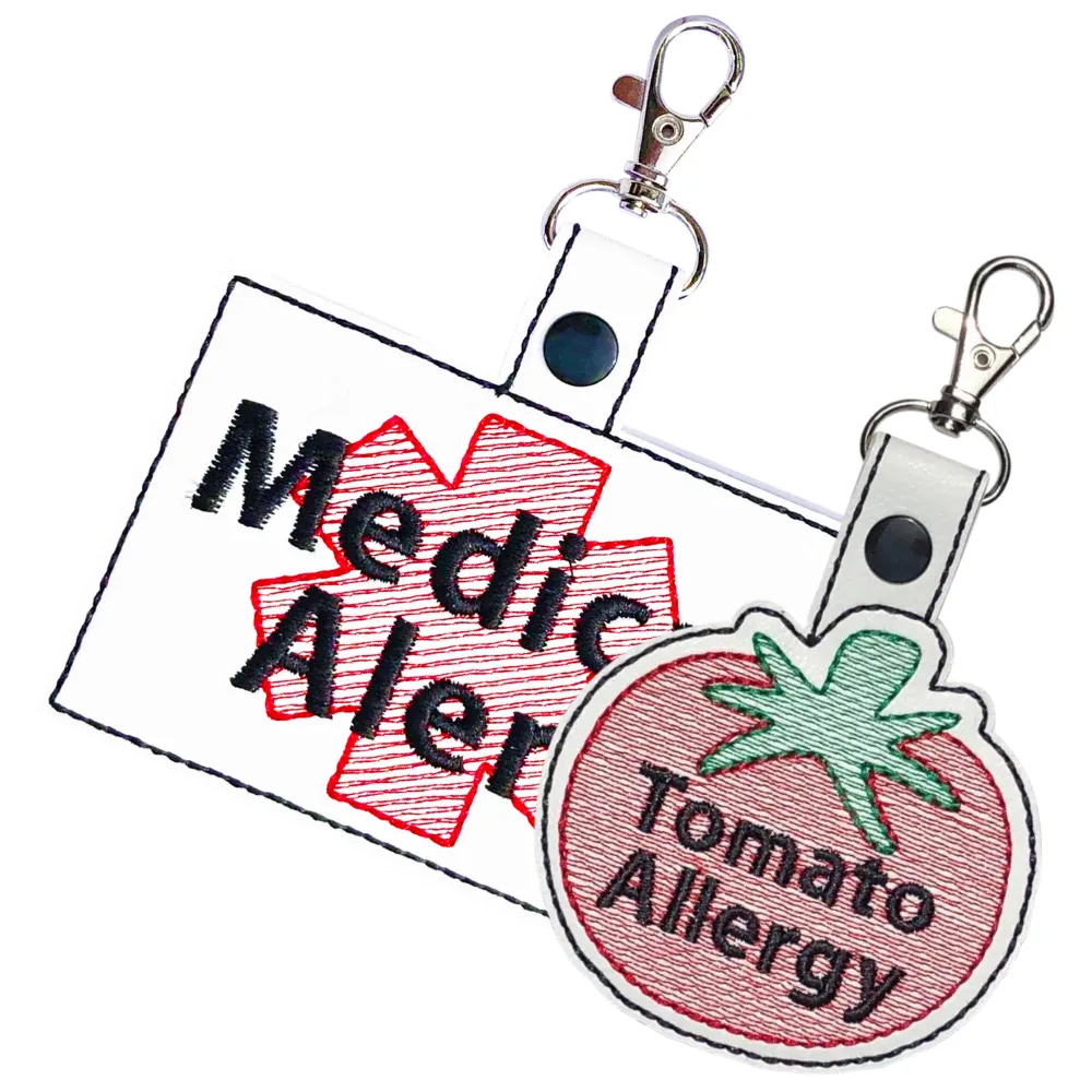 Tomato Allergy Bag Tag