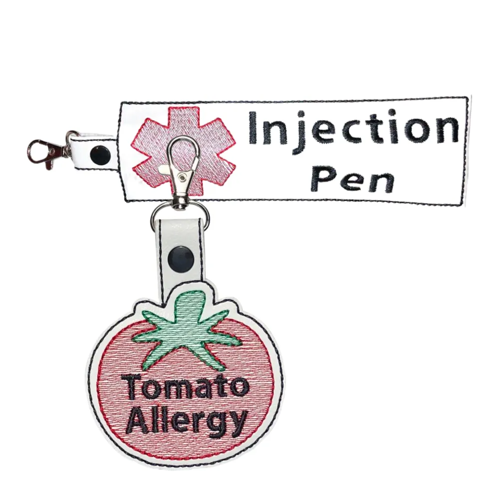 Tomato Allergy Bag Tag