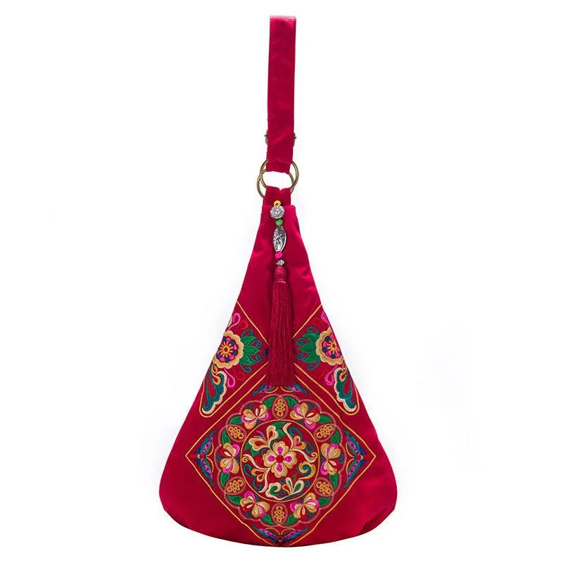Vintage Messenger Embroidery Bag