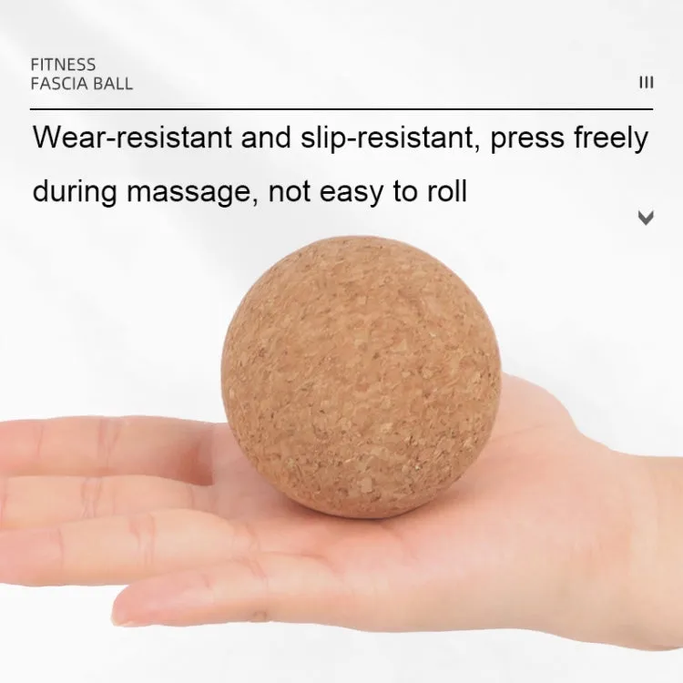 YG049 High-Density Cork Yoga Massage Ball Fitness Fascia Balls, Specification: Diameter 120mm