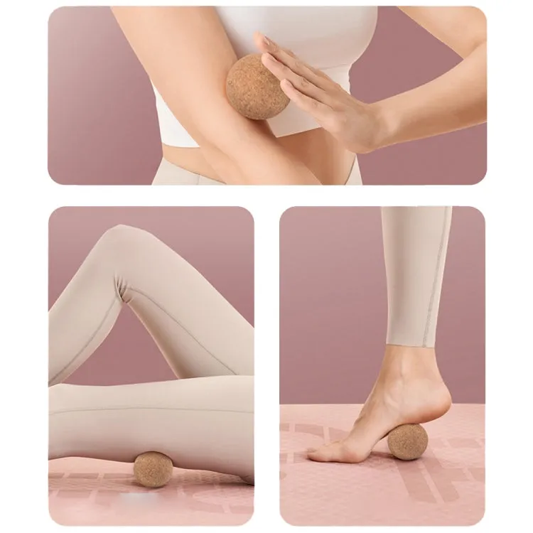 YG049 High-Density Cork Yoga Massage Ball Fitness Fascia Balls, Specification: Diameter 120mm