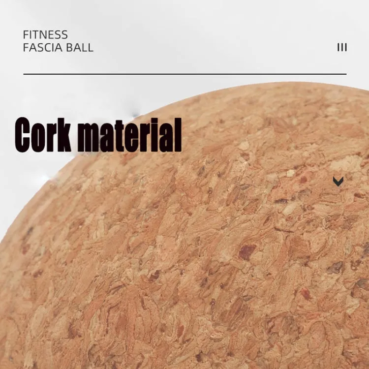 YG049 High-Density Cork Yoga Massage Ball Fitness Fascia Balls, Specification: Diameter 120mm